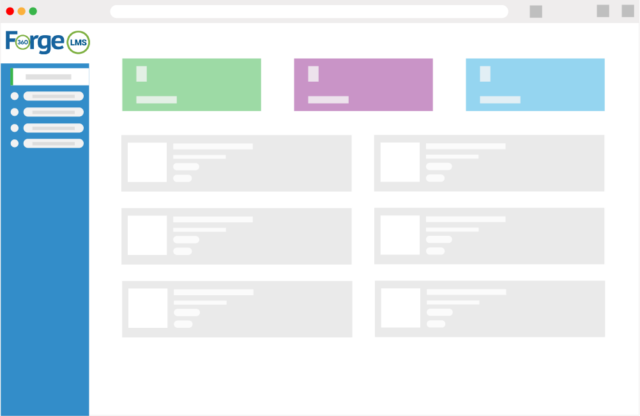 ForgeLMS_ScreenMock_General Screen User Experience