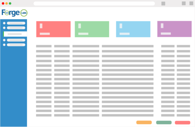 ForgeLMS_ScreenMock_Management Experience User Experience